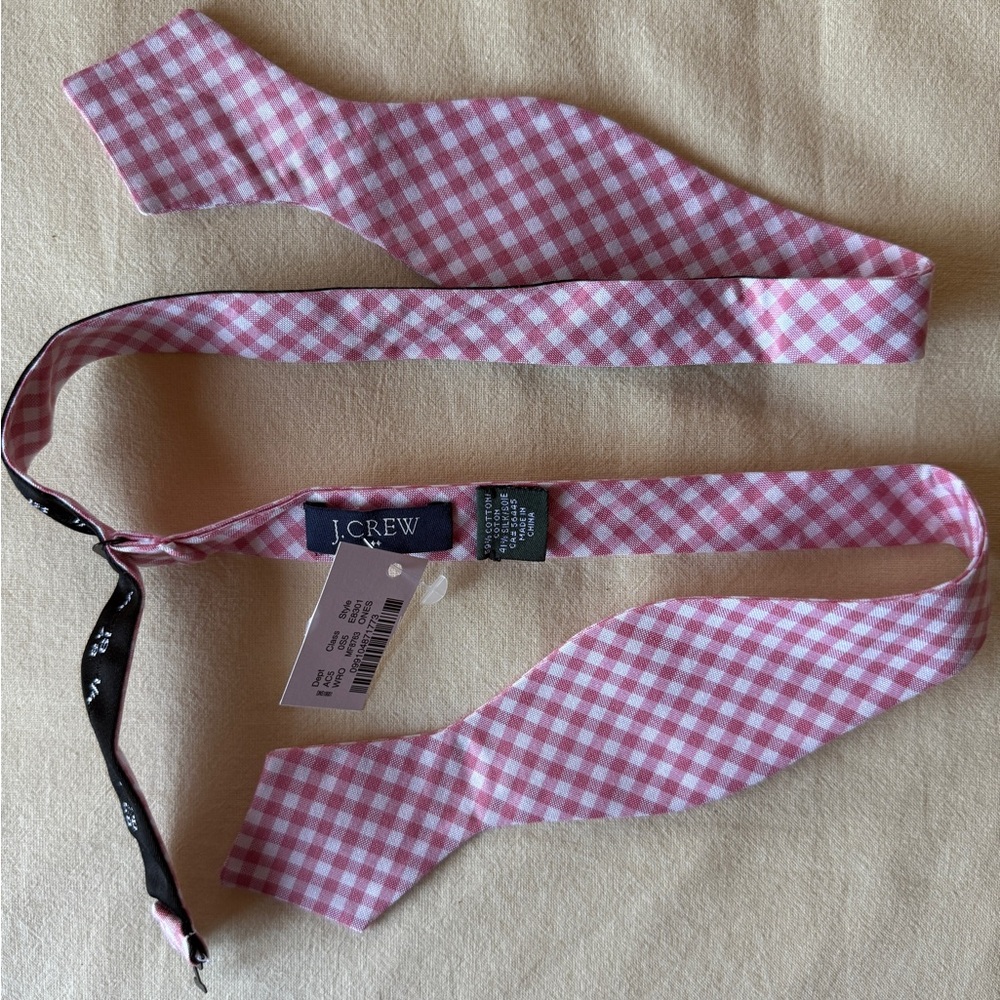 J. Crew Oxford cotton bow tie